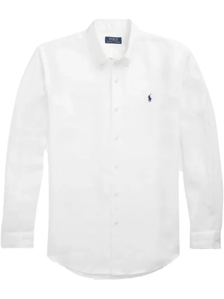 Slip de baie Polo Ralph Lauren cu broderie din piele de căprioară în carouri albastru