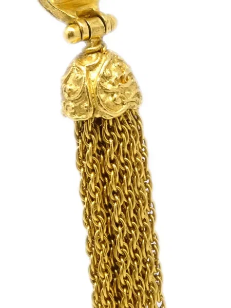 Náušnice Chanel Pre-owned zlaté