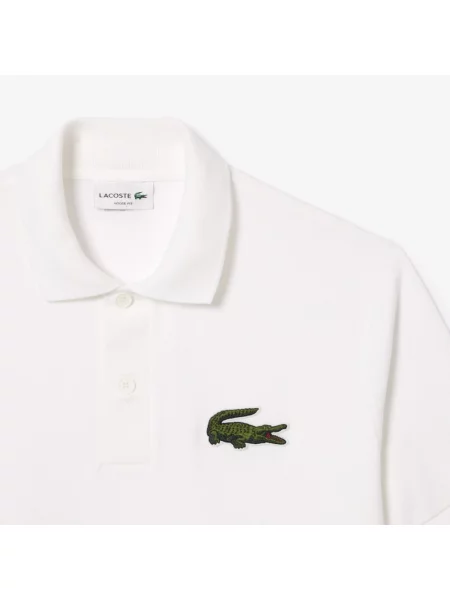 Koszulka polo Lacoste z logo biała