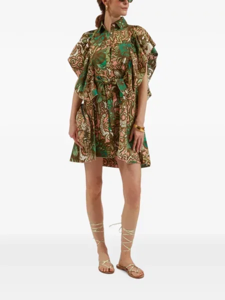 Rochie mini La Doublej cu volane