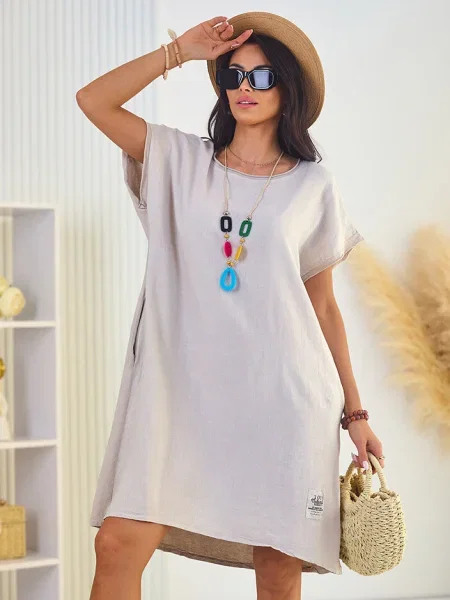 Rochie Resti de costum gri