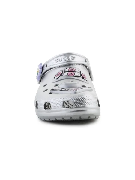 Pantofi Crocs clasici argintiu
