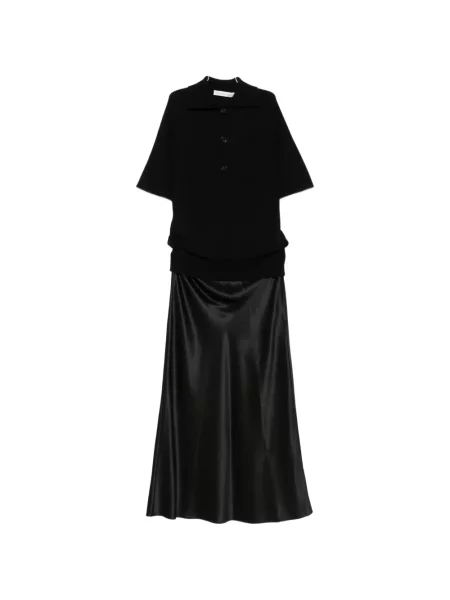 Scurt rochie maxi Christopher Esber negru