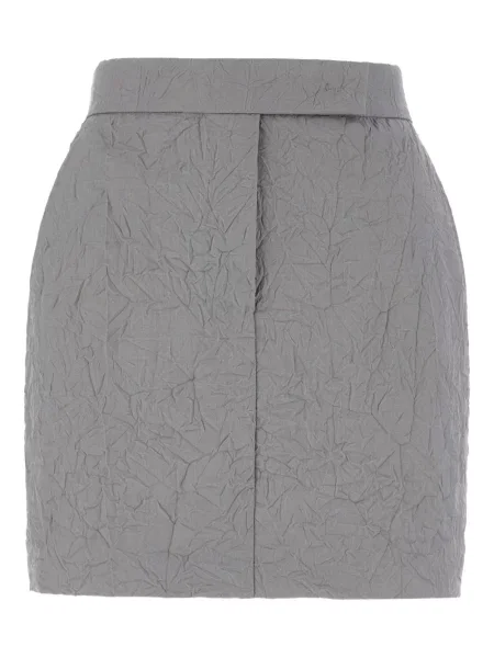 Fusta mini Max Mara de lână gri