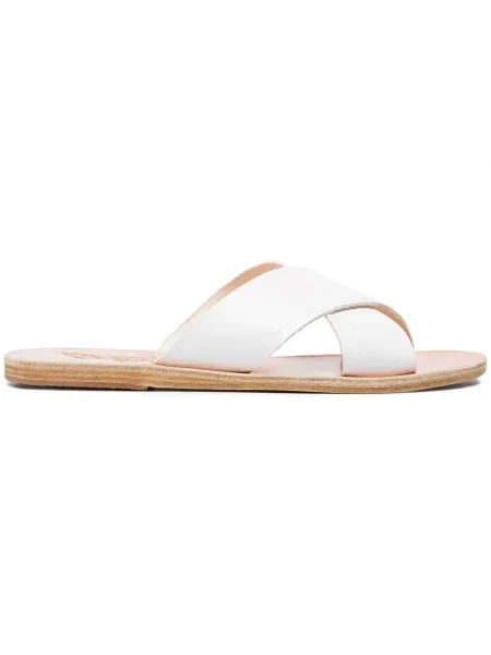 Sandale Ancient Greek Sandals din piele alb