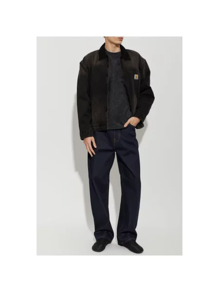 T-shirt Carhartt WIP S/S Lambert T-Shirt UNISEX Black Moon Wash S czarna