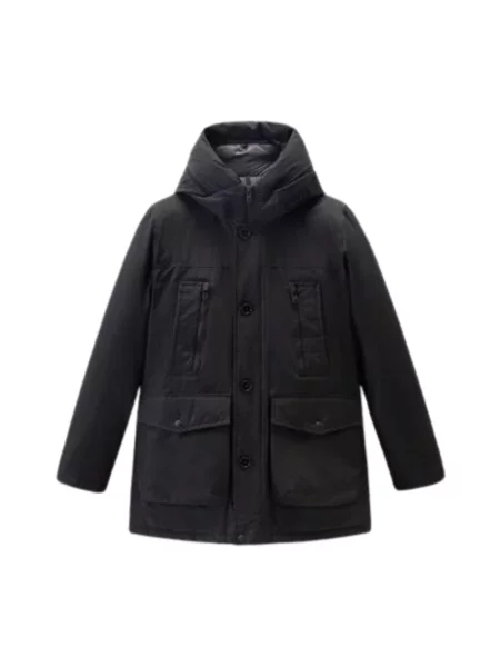 Kurtka Woolrich z kapturem czarna