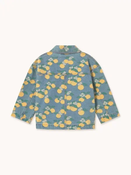 Tinycottons Дитяча джинсова куртка ORANGES JACKET
