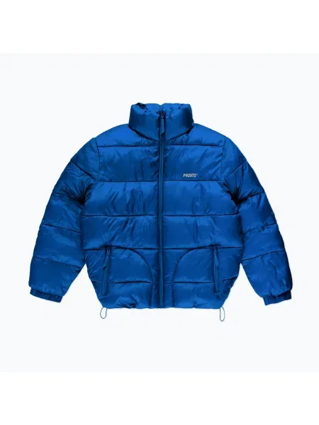 Geacă de iarnă pentru bărbați PROSTO Puffer royal blue albastru