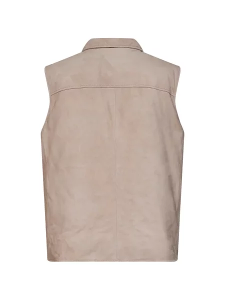 Vestă Brunello Cucinelli din piele