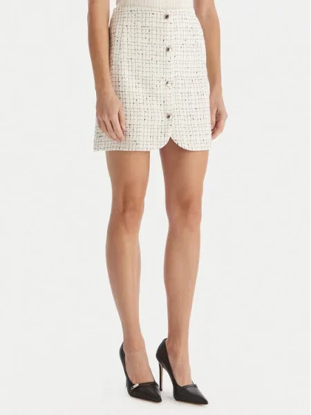 Morgan Fustă mini bej