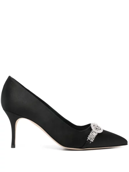 Pantofi cu toc Manolo Blahnik negru