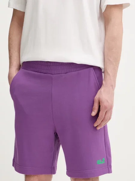 Jack Wolfskin pantaloni scurți sport de pentru bărbați din Celebrate The Paw violet