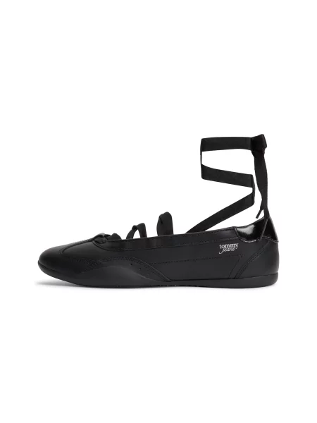 Sneakerși Tommy Jeans negru
