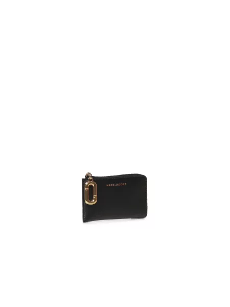 Portfel Marc Jacobs skórzany czarny