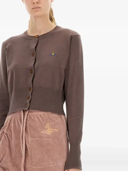 Kardigan Vivienne Westwood smeđa