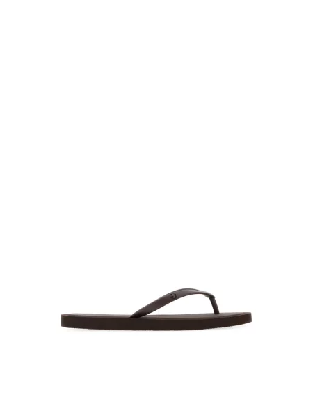 Klapki Tory Burch brązowe