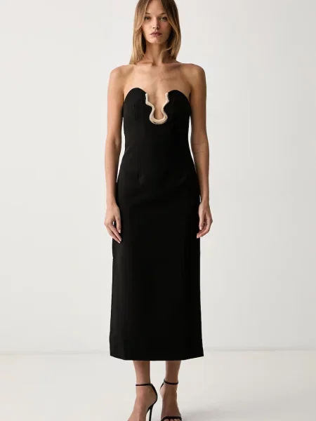Bardot rochie PALTROW negru