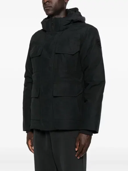 Geacă parka Canada Goose cu glugă negru