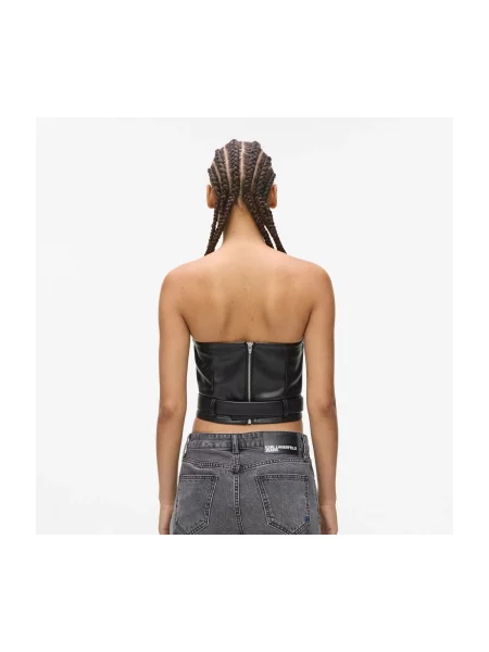 KARL LAGERFELD JEANS Top černá