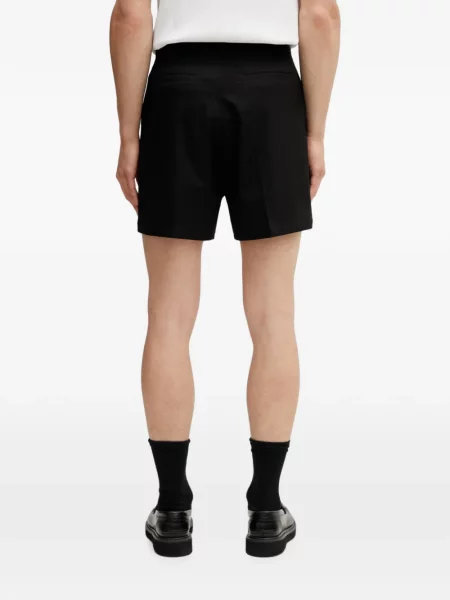 Pantaloni scurți Fred Perry cu broderie negru