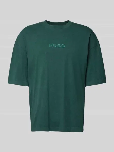 Koszulka Hugo z logo zielona