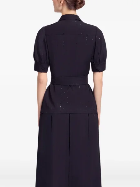 Риза Elie Saab от креп черно