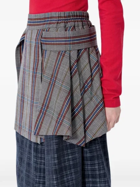 Pledas asimetriškas sijonas Vivienne Westwood pilka