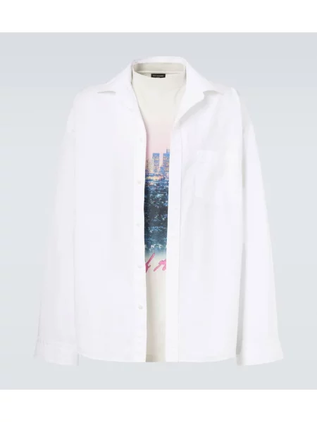 Риза Balenciaga от джърси бяло