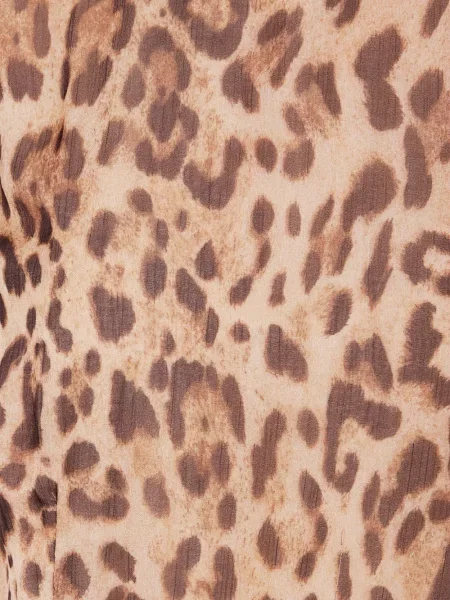 Raštuotas kostiumas suknele Rixo leopardinis ruda
