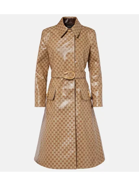 Płaszcz Gucci płócienny beżowy