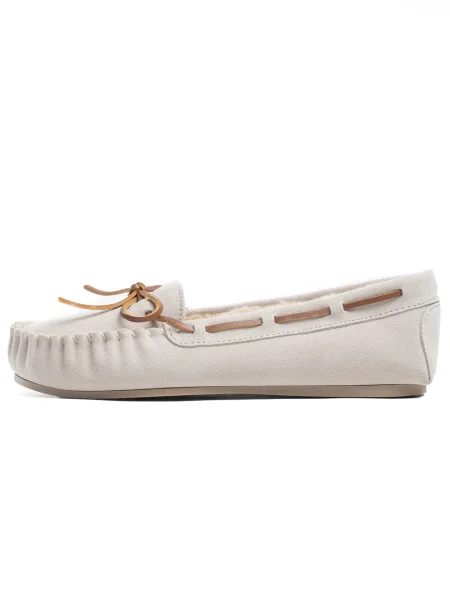 Gooce Mokasini Cordova rjava / off-bela bela