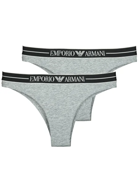 Chiloți brazilieni Emporio Armani gri