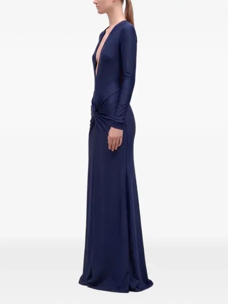 Rochie maxi Victoria Beckham albastru