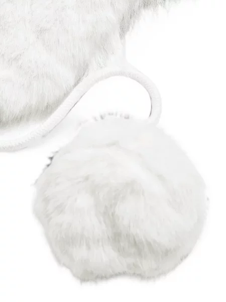 Căciulă Juicy Couture cu pompoane alb