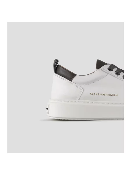 Sneakersy Alexander Smith białe