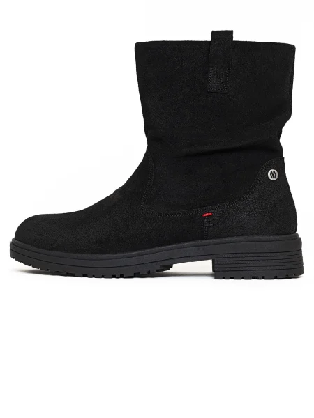 Gležnjarji z vezalkami Minnetonka z vezalkami črna