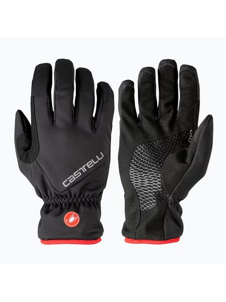 Рукавички велосипедні Castelli Entrata Thermal black чорні