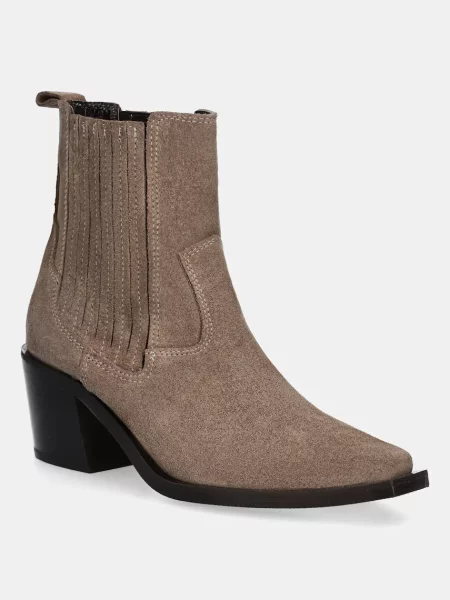 Замшевые ботинки Answear.lab бежевые