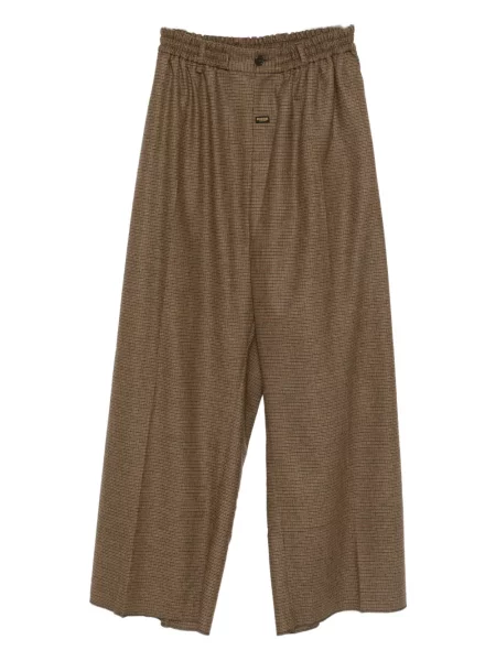 Široké kalhoty Martine Rose růžové