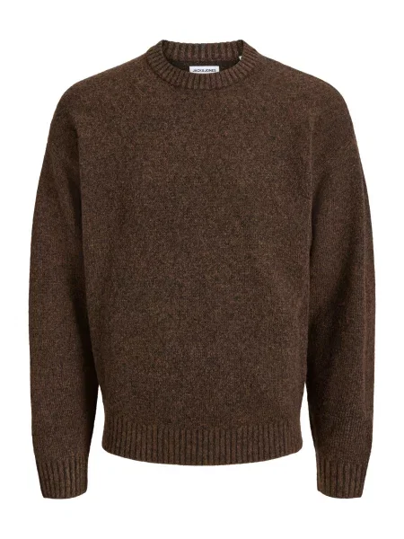 JACK & JONES Pulover JJESoho Ollie închis maro