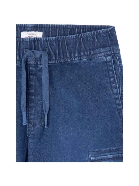 Pantaloni copii Pepe Jeans albastru