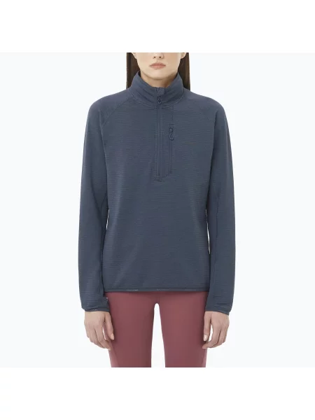 Спортивная кофта Salomon на полумолнии синяя