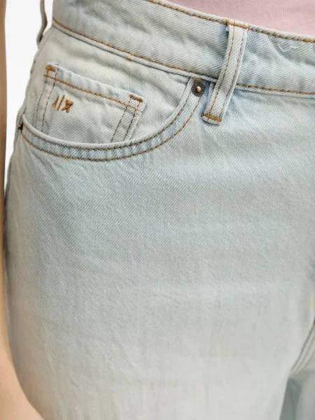 Blugi Armani Exchange cu autograf albastru
