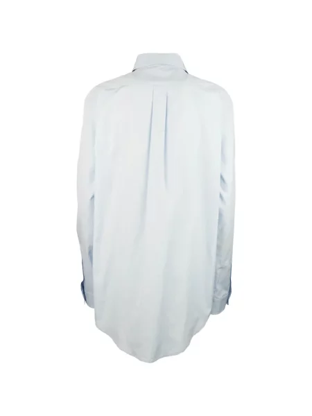 Cămașă Miu Miu cu broderie albastru