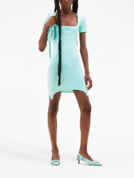 Mini ruha Courreges kék