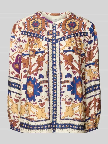 Bluzka o kroju relaxed fit z okrągłym dekoltem model ‘VERONE’ Bash