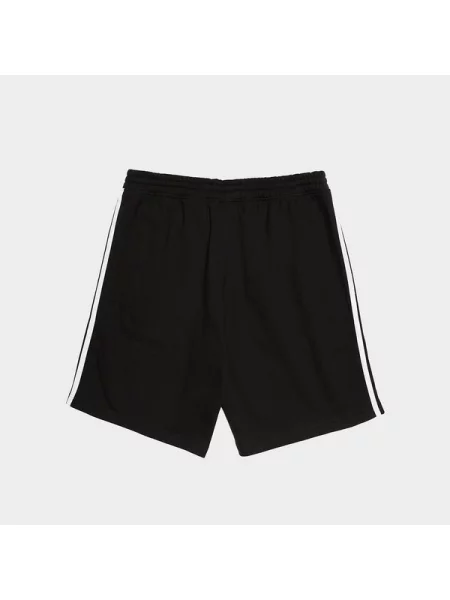 Krótkie dzianinowe szorty Adidas Originals w paski czarne