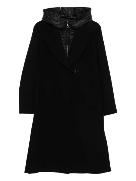 Palton Fay cu glugă negru