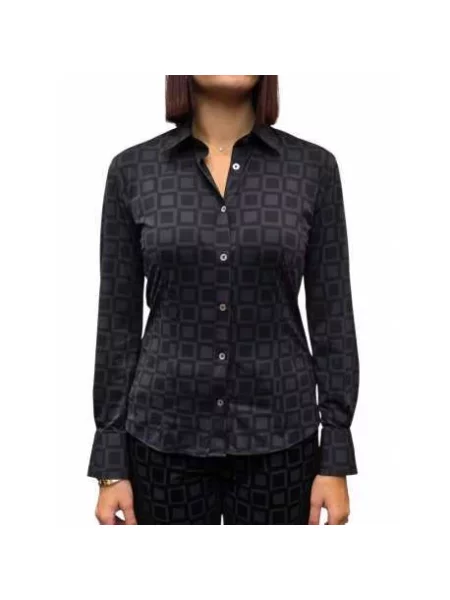 Koszula Rrd w kratkę czarna